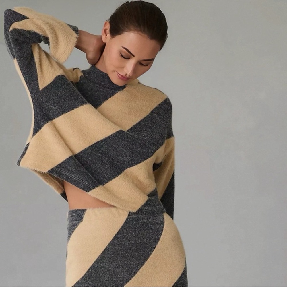 MAEVE by Anthropologie Mock Neck Pullover Sweater Size S